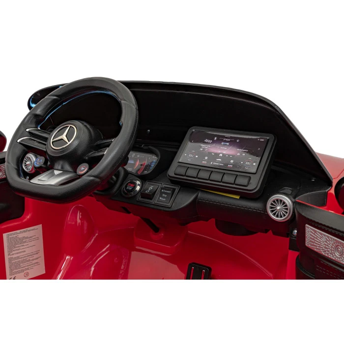 Дитяча акумуляторна машинка Mercedes Benz AMG SL63 Червона