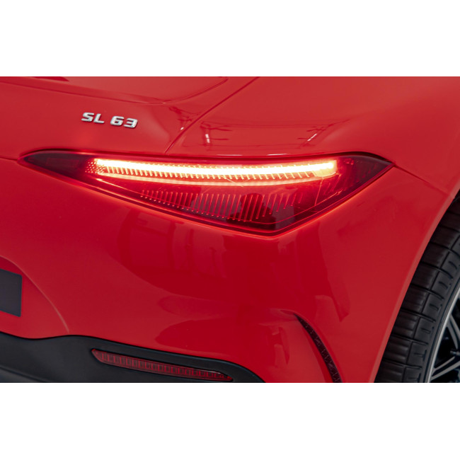 Детская аккумуляторная машинка Mercedes Benz AMG SL63 Красная
