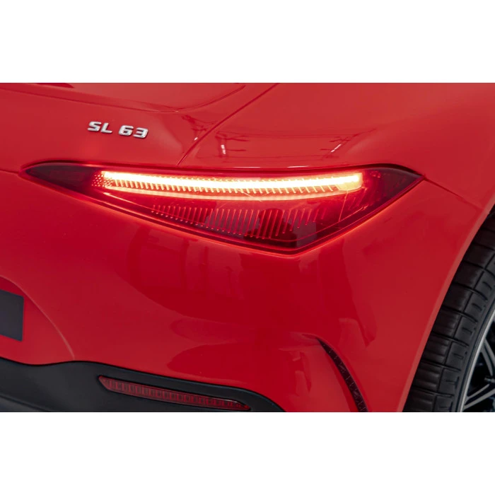 Дитяча акумуляторна машинка Mercedes Benz AMG SL63 Червона