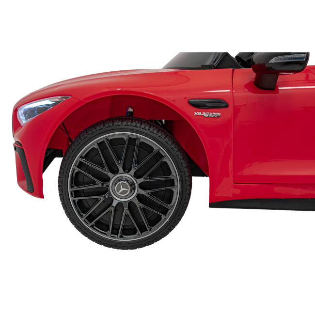 Детская аккумуляторная машинка Mercedes Benz AMG SL63 Красная