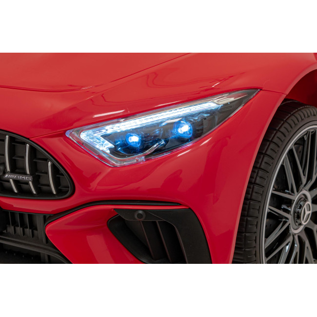 Детская аккумуляторная машинка Mercedes Benz AMG SL63 Красная