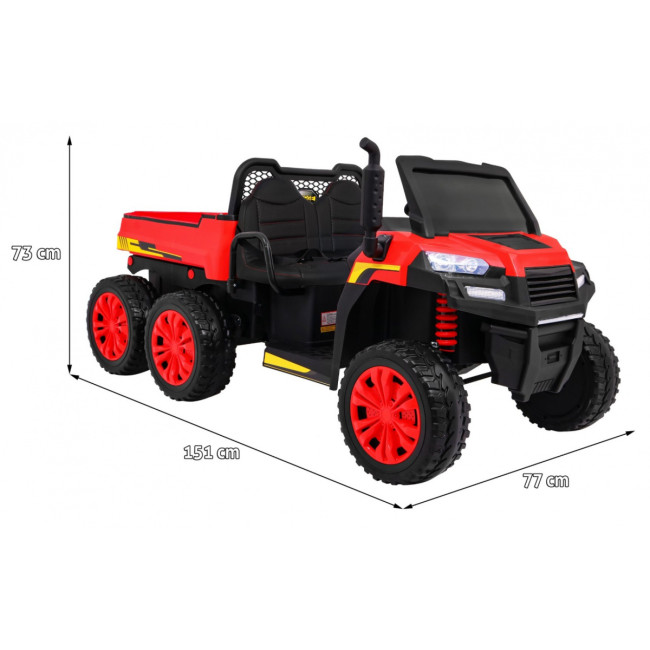 Детская аккумуляторная машинка Farmer Truck Красная