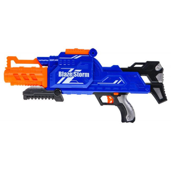 Детское автоматическое ружье 8+ Blaze Storm + 40 длинных пенопластовых шаров