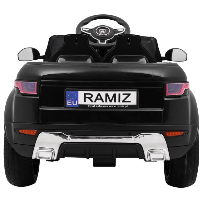 Дитячий електромобіль Rapid Racer Black + Пульт + Вільний старт + EVA + MP3 LED