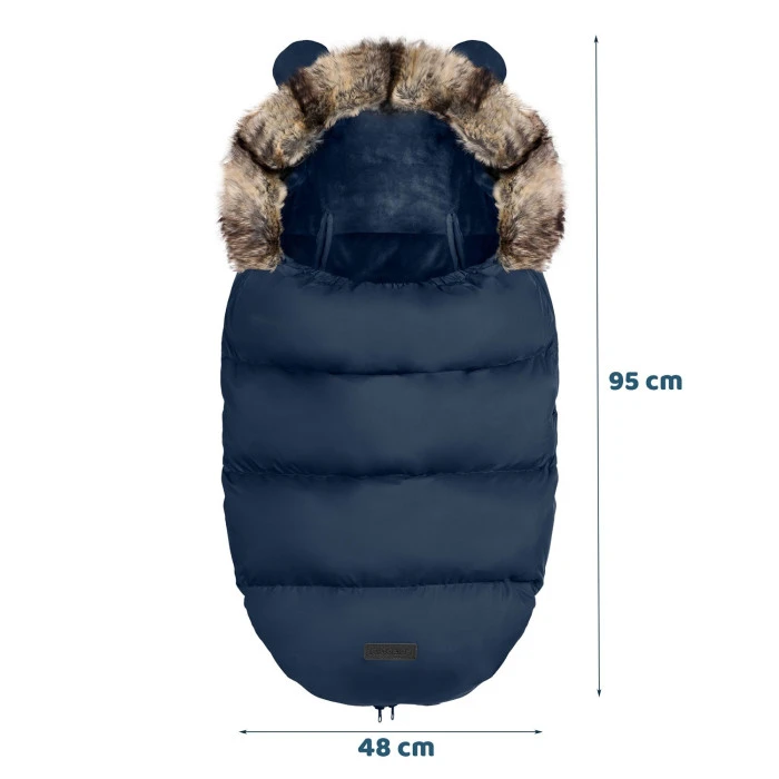 Конверт Elmi Ricokids для коляски та санок, темно-синій