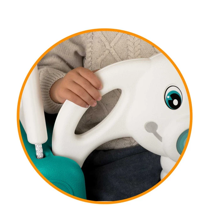 Гойдалка 3-в-1 Слоник Ricokids, 130 х 162 см - бірюзово-біла