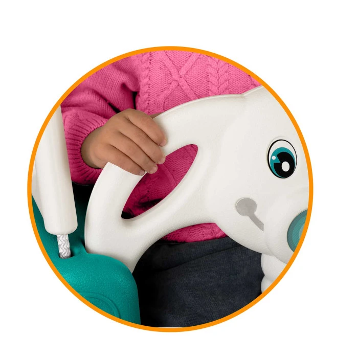 Гойдалка 3-в-1 Слоник Ricokids, 130 х 162 см - бірюзово-біла