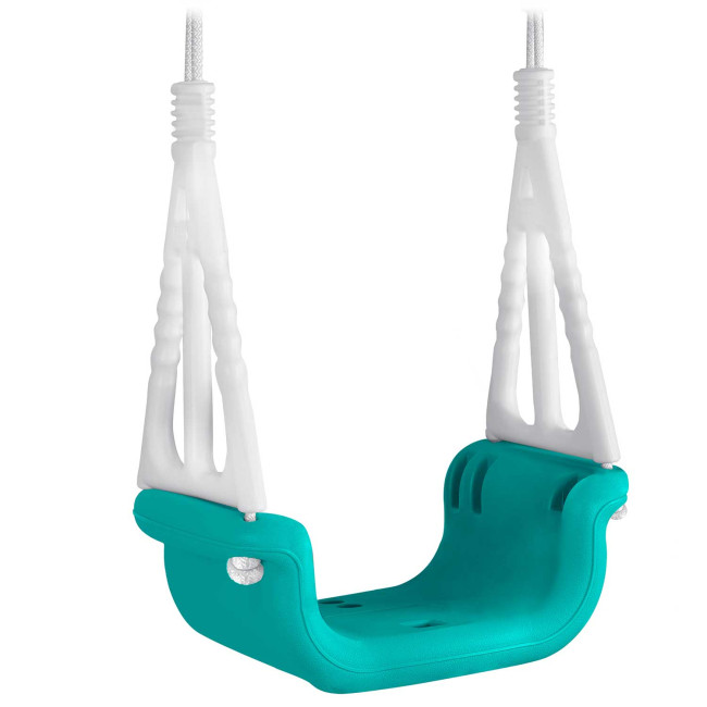 Качели 3-в-1 Слоник Ricokids, 130 х 162 см - бирюзово-белая