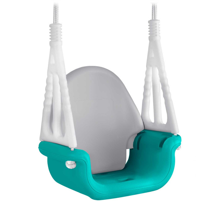 Качели 3-в-1 Слоник Ricokids, 130 х 162 см - бирюзово-белая