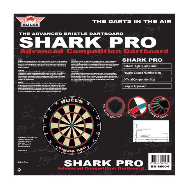 Дартс классический Bull's Shark Pro – 45 см