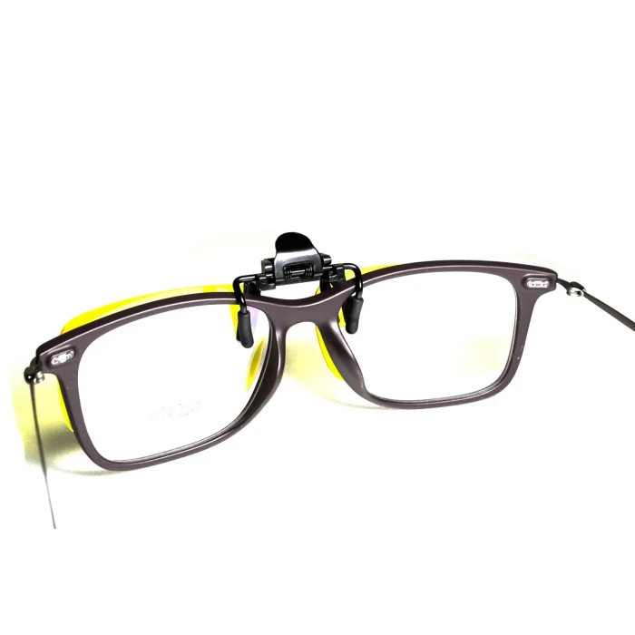 Полярізаційна накладка на окуляри, жовта