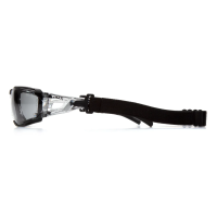 Очки защитные с уплотнителем Pyramex Fyxate H2MAX Anti-Fog, светло-серые