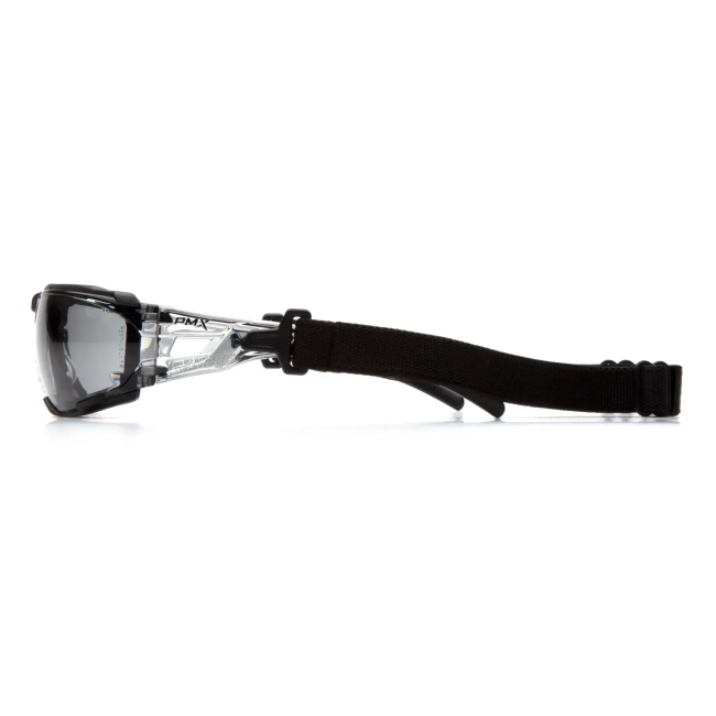 Окуляри захисні з ущільнювачем Pyramex Fyxate H2MAX Anti-Fog, світло-сірі