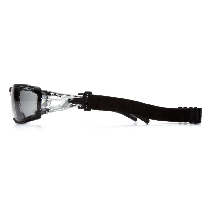 Окуляри захисні з ущільнювачем Pyramex Fyxate H2MAX Anti-Fog, світло-сірі