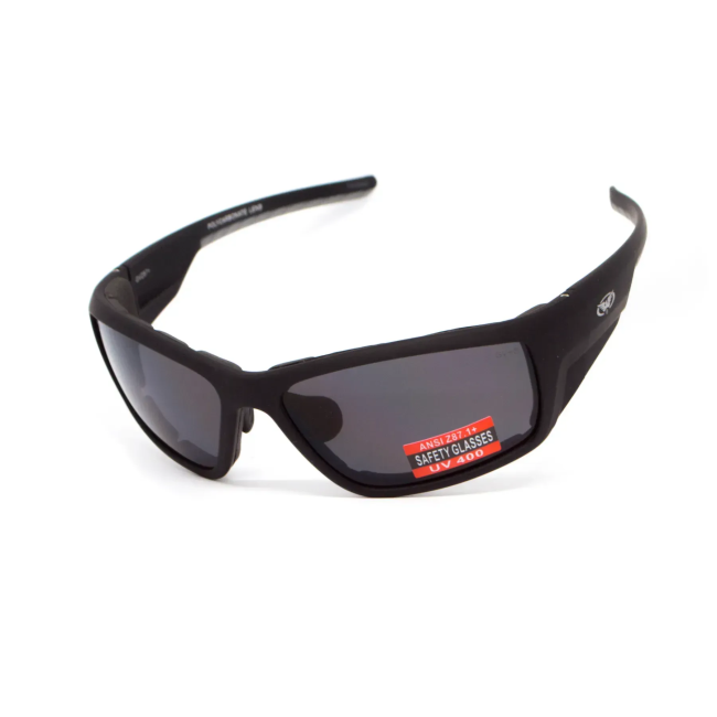 Окуляри захисні з ущільнювачем Global Vision Kinetic, сірі