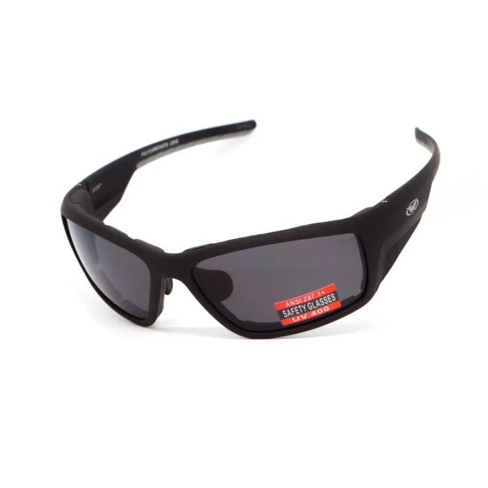 Окуляри захисні з ущільнювачем Global Vision Kinetic, сірі