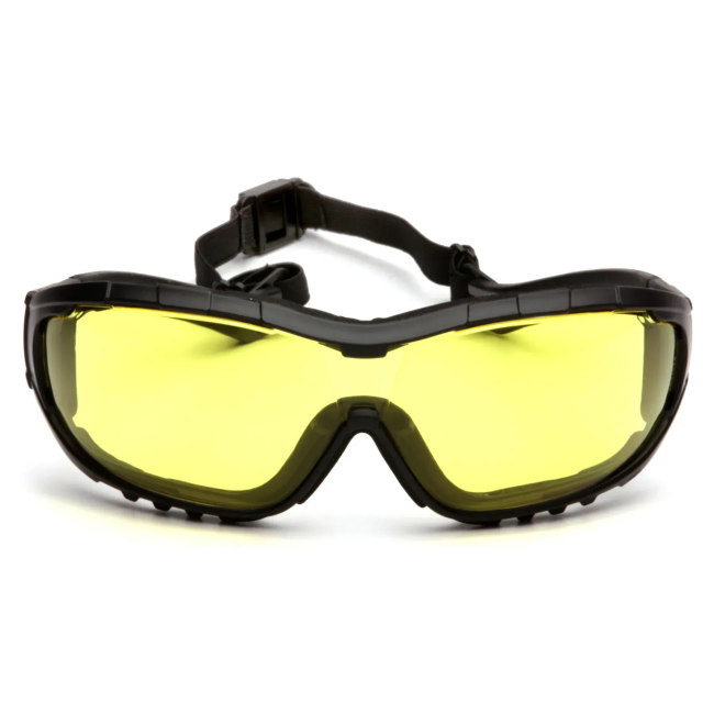 Окуляри захисні Pyramex V3G (amber) Anti-Fog, жовті