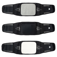 Поясничный пояс с самонагреванием inSPORTline Avochi - черный/М