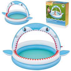 Бассейн надувной детский Sharktastic Bestway 53157 163x127x92 см