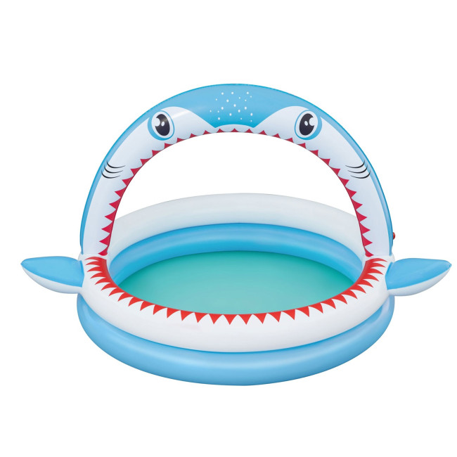 Бассейн надувной детский Sharktastic Bestway 53157 163x127x92 см