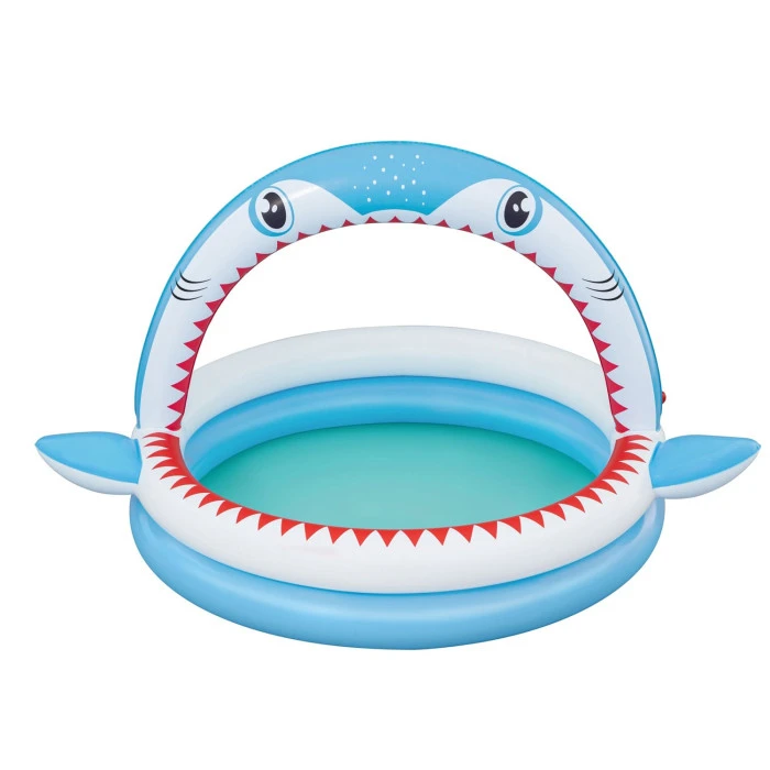 Бассейн надувной детский Sharktastic Bestway 53157 163x127x92 см