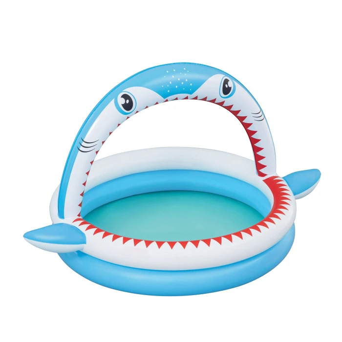 Бассейн надувной детский Sharktastic Bestway 53157 163x127x92 см