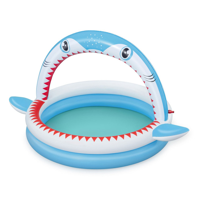Бассейн надувной детский Sharktastic Bestway 53157 163x127x92 см