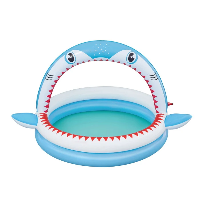 Бассейн надувной детский Sharktastic Bestway 53157 163x127x92 см