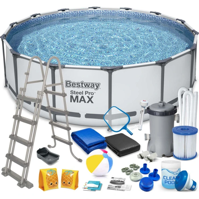 Бассейн каркасный 19в1 Bestway 5612X Steel Pro Max 427 см