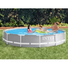 Басейн каркасний 16в1 INTEX 26712, 366 x 76 см + машина для створення бульбашок