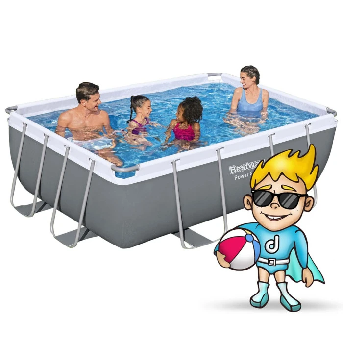 Басейн каркасний прямокутний 16в1 Bestway 56629N, 282 x 196 x 84 см