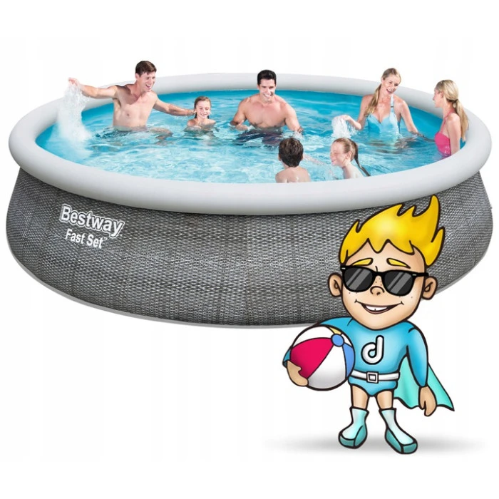 Бассейн надувной 11в1 Bestway 57372, 457 см