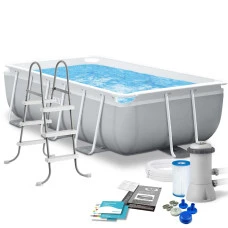 Басейн каркасний прямокутний 10в1 INTEX 26784, 300 x 175 x 80 см