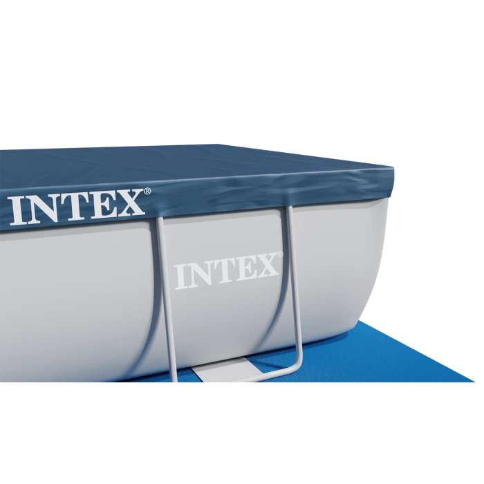 Басейн каркасний прямокутний 21в1 INTEX 26792, 488 x 244 x 107 см, сірий