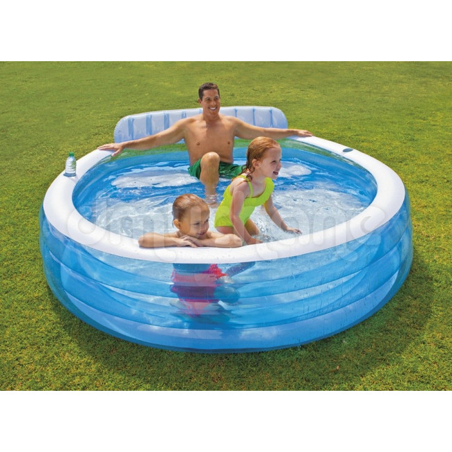 Бассейн надувной детский INTEX 57190 229x218x79 см