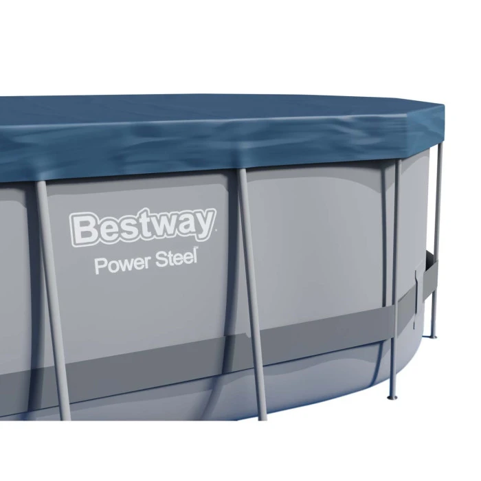 Басейн каркасний овальний 12в1 Bestway 56710, 549 x 274 x 122 см