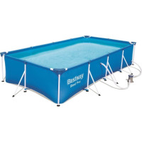 Бассейн каркасный прямоугольный Bestway 56424 Steel Pro 400 x 211 см