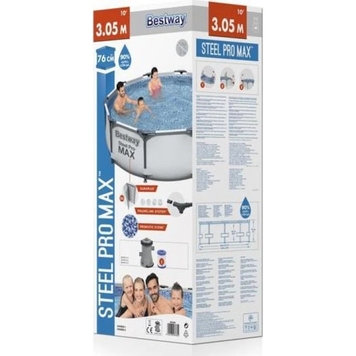 Басейн каркасний Bestway 56408 Steel Pro Max 305 см