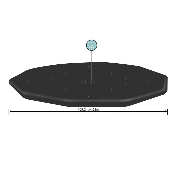 Накрытие для каркасного бассейна Bestway 58249 488 см