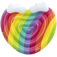 Пліт надувний для плавання Bestway 43722 Кольорові мрії, 164 х 148 см
