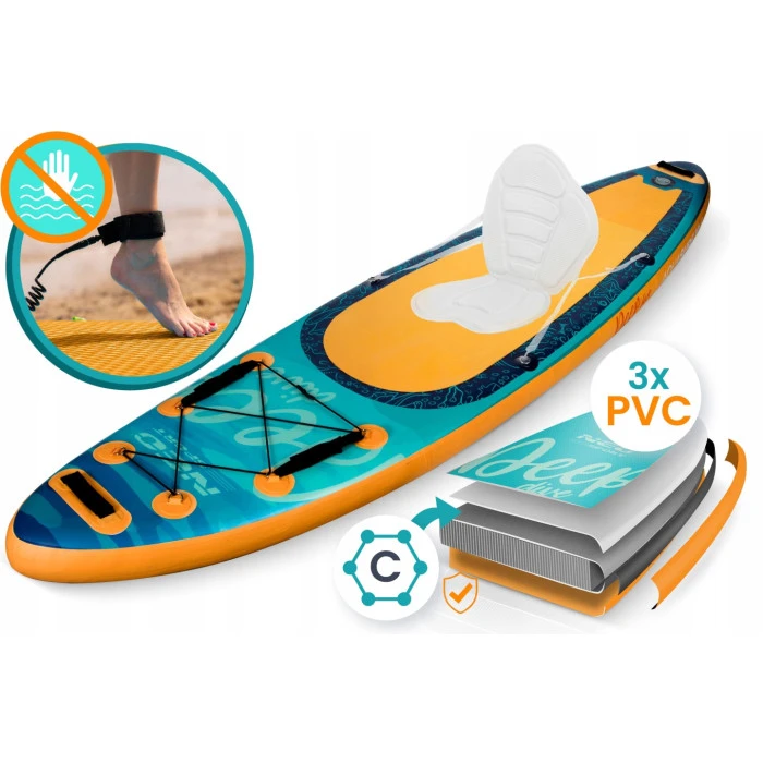 Надувная SUP доска (Сапборд) Neo-Sport 170214 Aquasurf 320 х 84 х 15 см