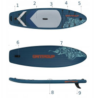 Надувная доска SUP (Сапборд) Santasup ITIMPORT YC12 XXXL 300