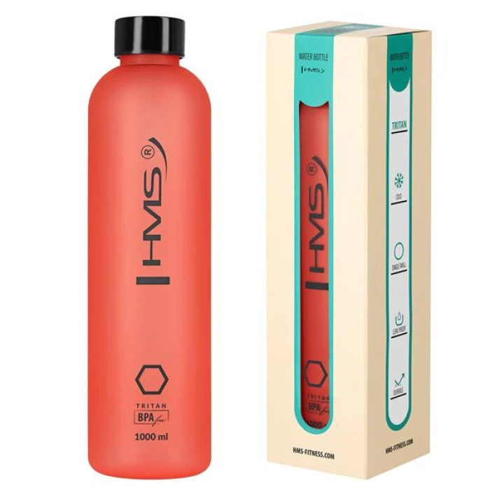 Бутылка для воды спортивная HMS NCD61 1000 мл красная