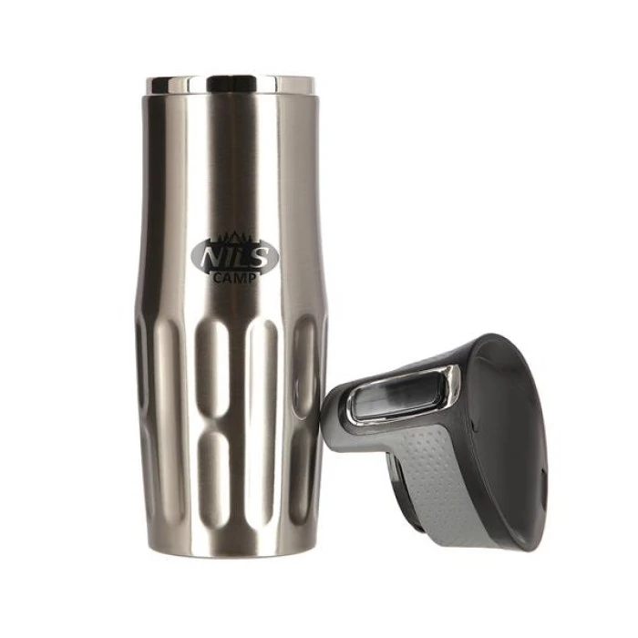 Термочашка NILS CAMP NCC06 420 мл серебряная