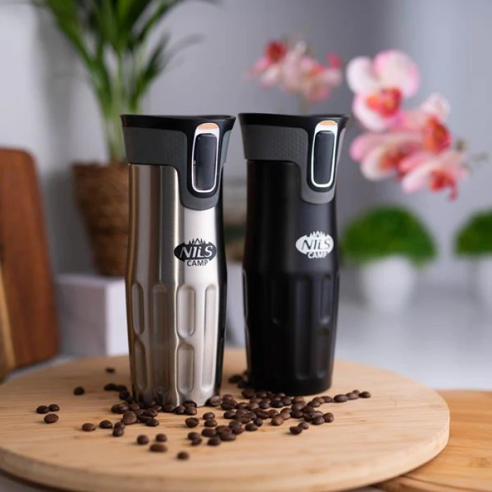 Термочашка NILS CAMP NCC06 420 мл серебряная