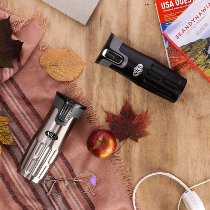 Термочашка NILS CAMP NCC06 420 мл серебряная