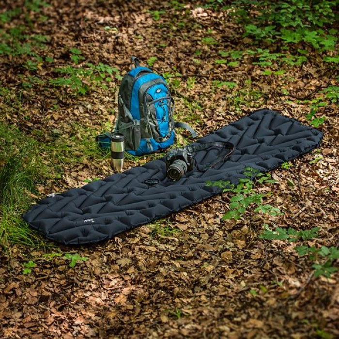 Надувной коврик NILS CAMP NC4005, 193 х 56 х 5,5 см - темно-серый