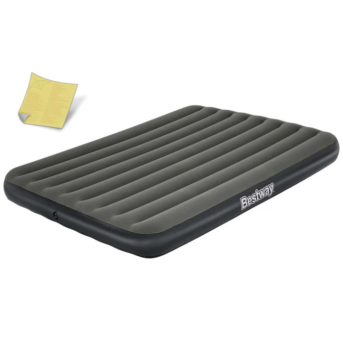 Матрас надувной Bestway 6713N 203x152 см, черно-серый.