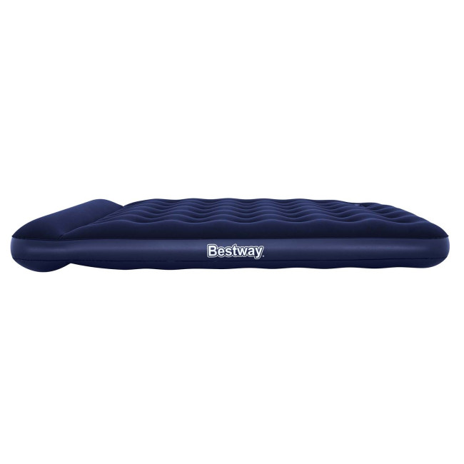 Надувной матрас Bestway 67226 со встроенным насосом 203x152 см, синий