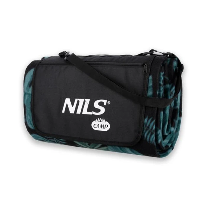 Коврик для пикника NILS CAMP NC2222 200 х 200 см, черно-зеленый